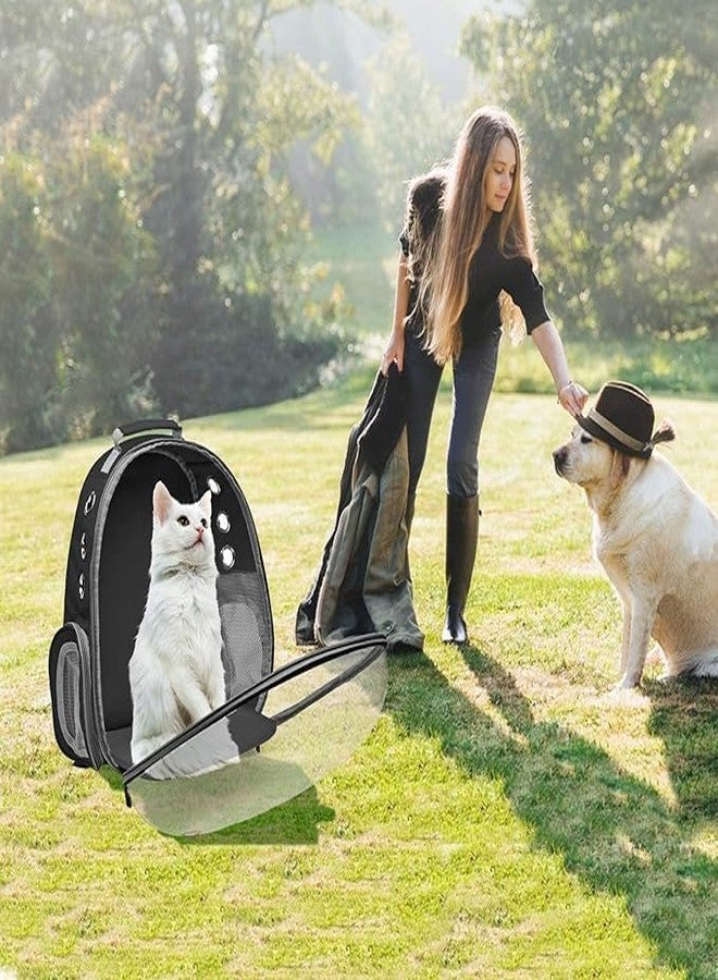 SHREVI Cat Bubble Carrying Bag, Backpack Carrier for Small Medium Dogs Cats, Airline Approved Travel Space Capsule Pet Carrier Dog Hiking Backpack... - Image 4